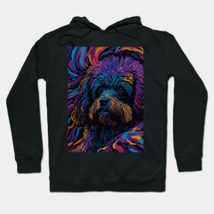 Abstract Poodle art Hoodie